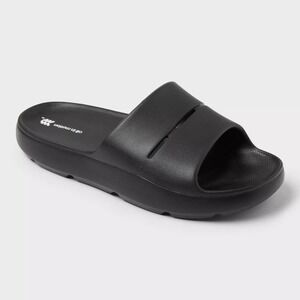All In Motion Men's Archie Recovery Slides Black Size 11 New With Tags